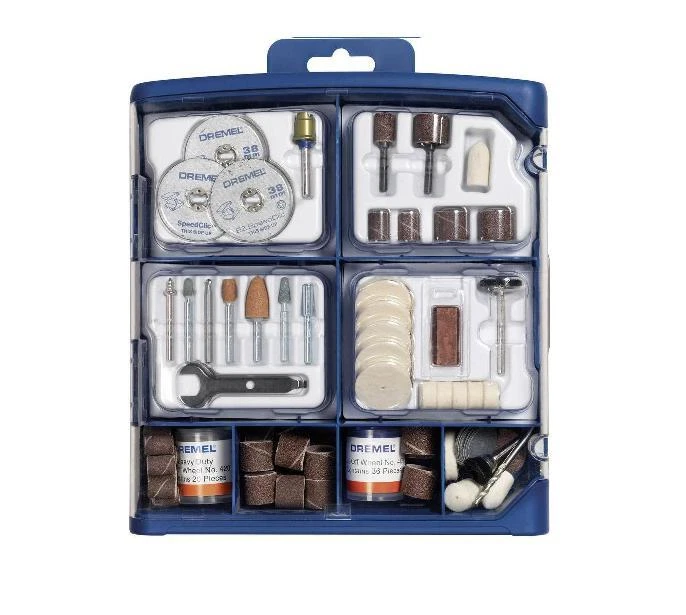 8710364072835 DREMEL UNIVERSAL ACCESSORY SET 150pcs. 724 FOR MULTI-GRINDERS No n - Image 1 of 1