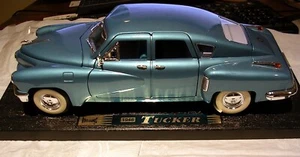1948 Tucker Road Legends Blue  Tires Diecast Car 1/18 - Picture 1 of 8