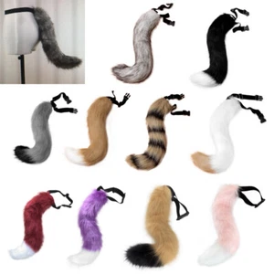 50CM Faux Simulated Fox Tail Fancy Animal Tail Cosplay Christmas Party Costume - Picture 1 of 23