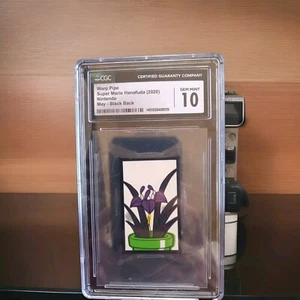 War Pipe Super Mario Hanafuda 2020 Nintendo May - Black Back - Picture 1 of 2
