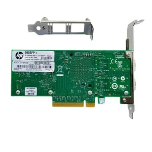 HP NC560SFP+ 10GB DP ADAPTER 665249-B21 669279-001 665247-001 with both brackets - Picture 1 of 1