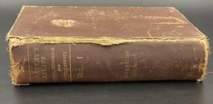 Macaulay’s Essays Critical, Historical And Miscellaneous Vol. I Riverside Ed. - Picture 1 of 15