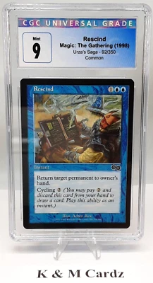 Rescind - Urza's Saga - MTG - Graded - CGC 9.0 - Image 1 of 4