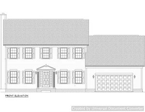 Full Set of two story 3 bedroom house plans 2,090 sq ft  - Picture 1 of 8