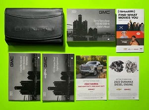 2022 GMC SIERRA/SIERRA DENALI 2500HD / 3500HD Owners Manual Set w/DIESEL & Case - Picture 1 of 7