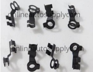8 OLD SCHOOL THROTTLE ROD LINKAGE CLIPS! FITS ALL FORD 1950's & UP! TRUCKS/CARS - Picture 1 of 1