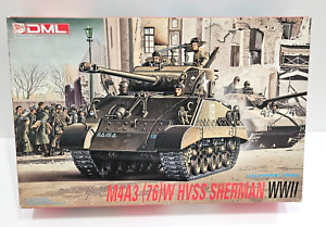 1/35 DRAGON M4A3 (76) HVSS SHERMAN WWII #9010 NEW PLASTIC ARMOR MODEL KIT