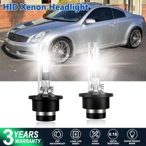 For Infiniti G35 2003 - 2005 D2R HID Headlight Bulbs Conversion Kit 6000K White - Picture 1 of 12