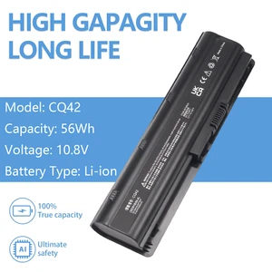 MU06 AKKU Für HP Pavilion G4 G6 G7 G32 G62 G72 DV7 593553-001 MU09 593554-001 - Afbeelding 1 van 7