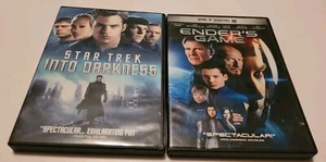 Sci-Fi Movie 2 DVD Lot: Star Trek Into Darkness | Ender's Game | Viola Davis - Picture 1 of 6