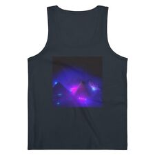 Men's Specter Tank Top with Psychic Cats and Dmt Pyramids 