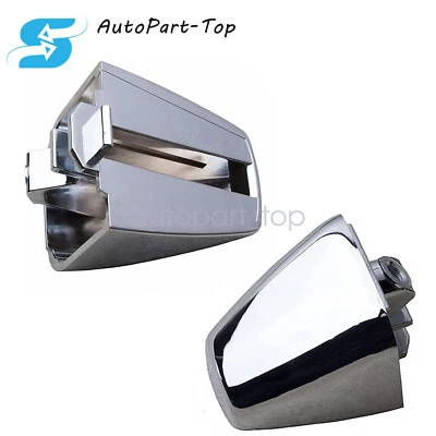 Cubierta de tapa de extremo de manija de puerta exterior delantera o trasera cromada para Hummer H3 06-10 nueva Foto 1 de 4