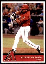 2007 Cox Communications Alberto Callaspo Arizona Diamondbacks #NNO