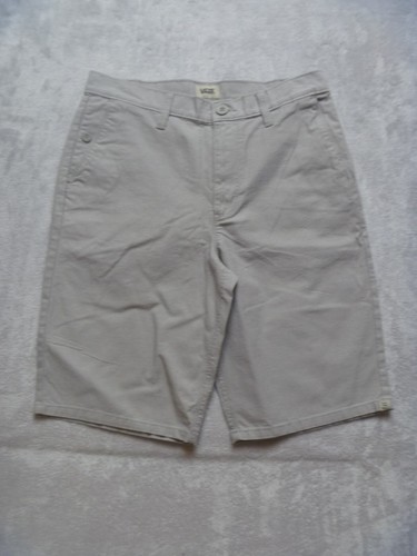 Pantaloncini VANS Off The Wall uomo taglia 28 grigio stile chino 5 tasche