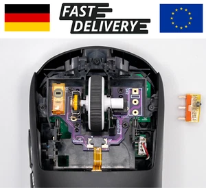 HotSwap PCB Logitech G Pro X Superlight 1 2 DEX Doppelklick Ersatzteil Reparatur - Afbeelding 1 van 21
