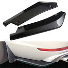 Gloss Black Rear Bumper Lip Diffuser Splitter Canard Protector Car Accessories