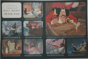 "PETER PAN (WALT DISNEY)" Parution originale entoilée PARIS-MATCH 1953  57x39cm - Picture 1 of 1