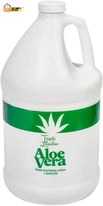 Loción calmante de aloe vera - 128 fl oz, todo tipo de piel, hidratante e hidratante - Imagen 1 de 12
