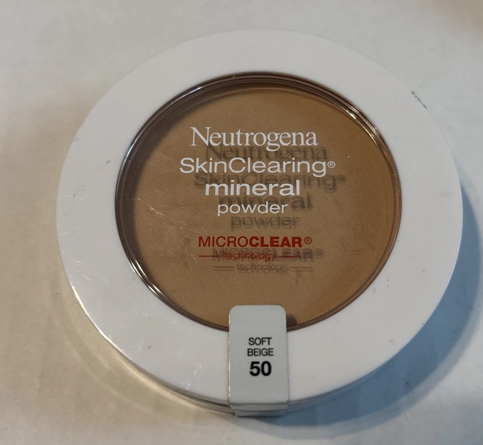 Neutrogena SkinClearing Mineral Powder #50 Soft Beige, New Sealed - Image 1 of 2