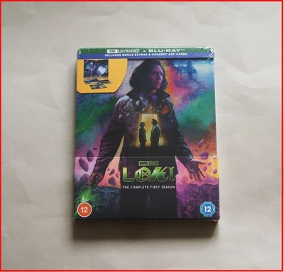 LOKI THE COMPLETE FIRST SEASON 1 - UK 4K ULTRA HD + BLU-RAY STEELBOOK * ONE * - Image 1 of 4