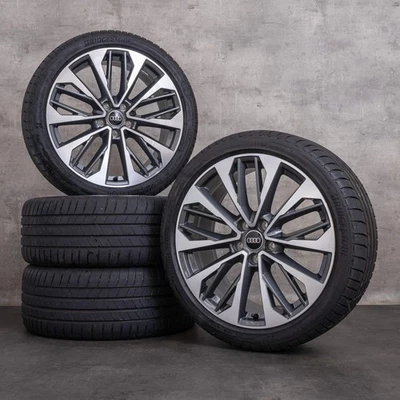 Audi Q2 SQ2 Felgen 19 Zoll GA Sommerräder 81A601025S titan glanzgedreht NEU - Bild 1 von 4