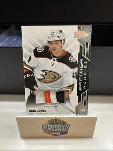 2019-20 Upper Deck Premier - Rookies Max Jones #90 /49 Patch - Picture 1 of 2
