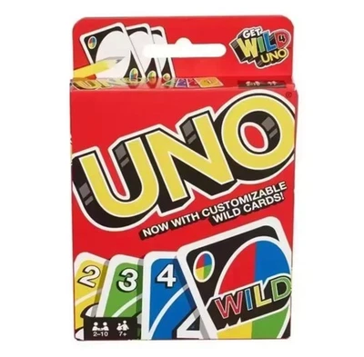 UNO, Classic Card Game for Kids and Adults for Family Game Night 2 to 10 Players - Image 1 of 4
