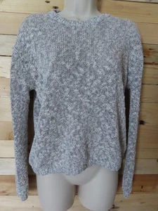 TOMMY HILFIGER, Suéter Plateado Manga Larga TOP Talla S - Imagen 1 de 8