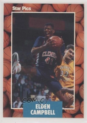 1990 Star Pics Elden Campbell #35 Rookie RC - Image 1 of 2