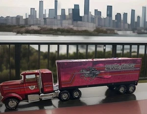 Vintage Nylint Silver Knight Express Semi Cab & Trailer Toy Red Working Door - Bild 1 von 8