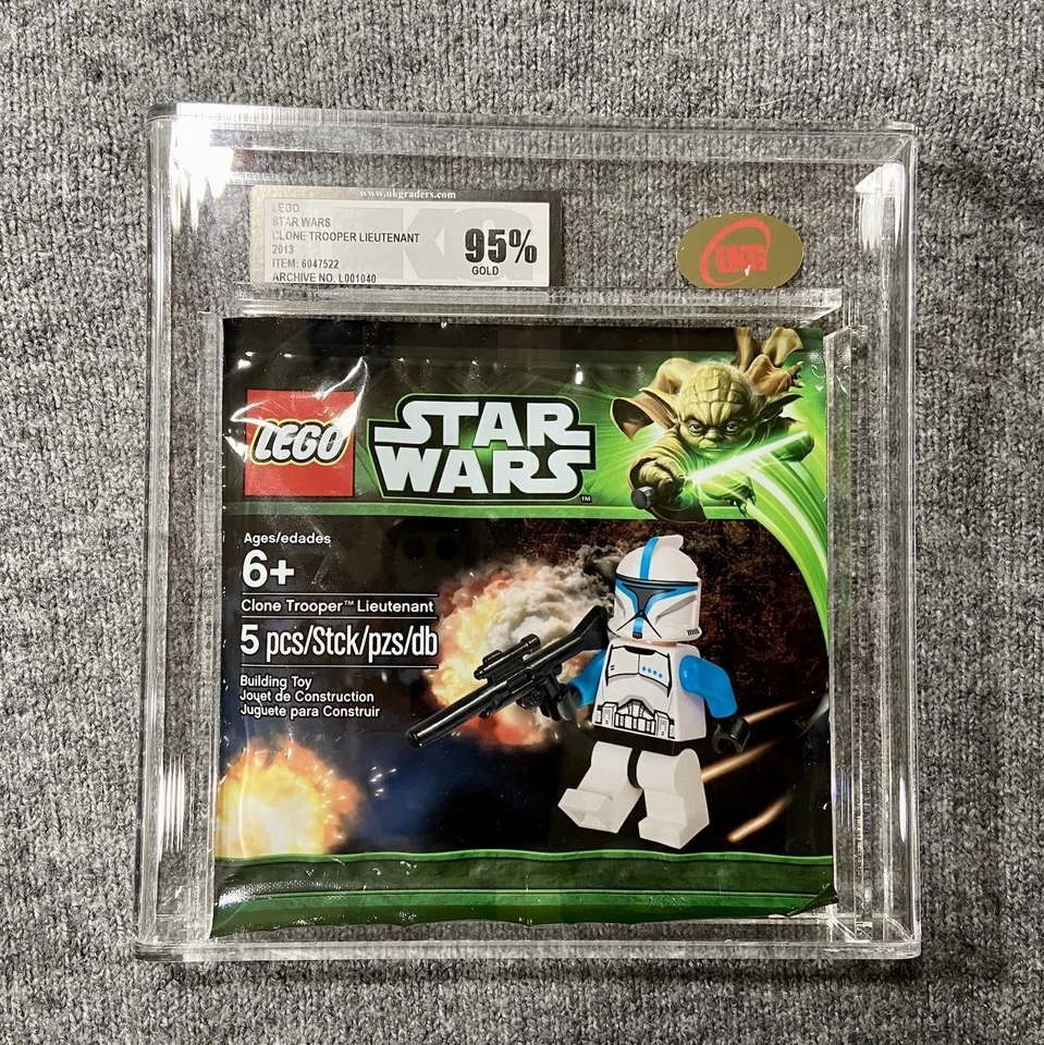 LEGO 5001709 UKG Oro 95 Star Wars Clone Trooper Teniente Poli ¡Raro! 6047522 Foto 1 de 3