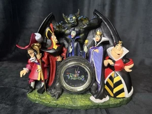 Disney Villains Desk Clock Hook Maleficent Evil Queen Chernabog Jafar READ - Picture 1 of 11