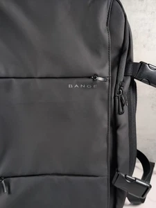 BANGE 35L Travel Backpack Black Waterproof Laptop Bag Carry-On Expandable 3028 - Picture 1 of 11