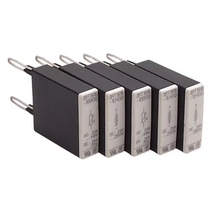 Lot of 5 Siemens 3RT1916-1EH00 Surge Suppressor For Size S00 Contactor 24-250VDC - Picture 1 of 6