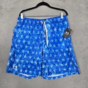 Under Armour Freedom Swim Trunks shorts stars AOP blue NWT men XL (34) patriotic - Picture 1 of 11