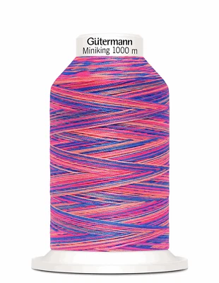 Gutermann MiniKing 1000m Multicolour Thread Sewing Quilting Dressmaking 715264   - Image 1 of 4