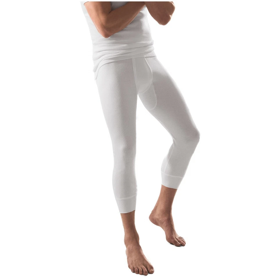 Esge Herren 3/4 lange Unterhose Baumwolle Lord Doppelripp Eingriff Komfortbund - Bild 1 von 1