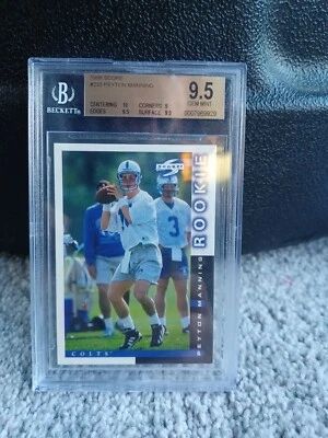 Peyton Manning 1998 Score Rookie #233 BGS 9.5 GEM MINT - Image 1 of 2