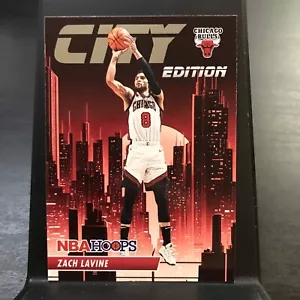 2023-24 Panini Hoops “CITY EDITION” Base Insert 🏀 Zach LaVine - Picture 1 of 2