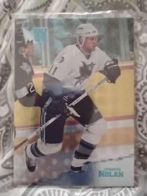 1995-96 Fleer Metal NHL #133 Owen Nolan San Jose Sharks - Image 1 of 2
