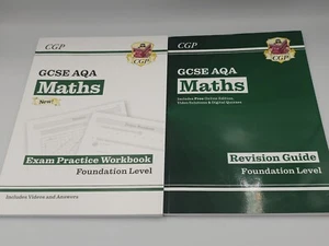CGP GCSE Revision Books Maths Foundation Level Revision Guide And Exam Workbook - Picture 1 of 6
