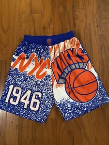 mitchell & ness new york knicks shorts - Picture 1 of 5