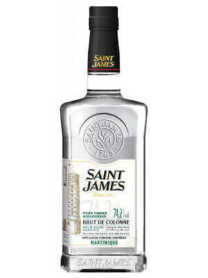 Saint James Brut De Colonne Pure Canne Biologique 74.2% Sugar Cane Rum 700mL • 135.99$
