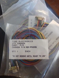 New In Bag ITT CANNON MDM-9PH005K MICRO-D D-SUB CONNECTOR CABLE ASSEMBLY 9 Pin - Picture 1 of 2