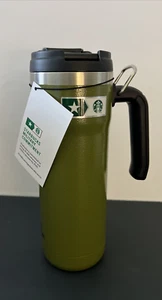 NUEVO STANLEY Starbucks Compromiso Militar 20 oz Taza Vaso Difícil de Difícil de Difícil Nuevo con Etiquetas Verde Ejército - Imagen 1 de 11