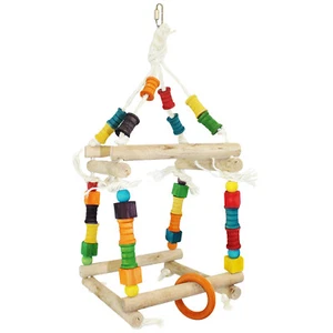 Jungle Gym - Small Pet Toy - Sugar Glider, Rat, Chinchilla, Hedgehog, Ferret - Picture 1 of 6