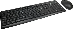KB-208-II Maus-/ Tastatur Set, drahtlos Funk Tastatur und Maus schwarz wireless - Bild 1 von 3
