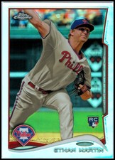 2014 (PHILLIES) Topps Chrome Refractors #128 Ethan Martin
