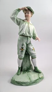 Figura de niño de porcelana Gebrüder Heubach, c. 1885 - Imagen 1 de 11