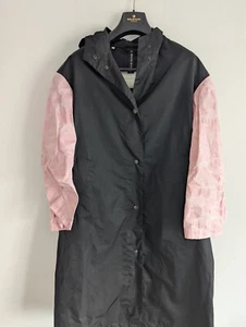 Mackintosh Ladies Brand New Raincoat Black Pink Size 8 Waterproof £595 New - Picture 1 of 10